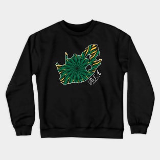 Green and Gold South Africa Crewneck Sweatshirt